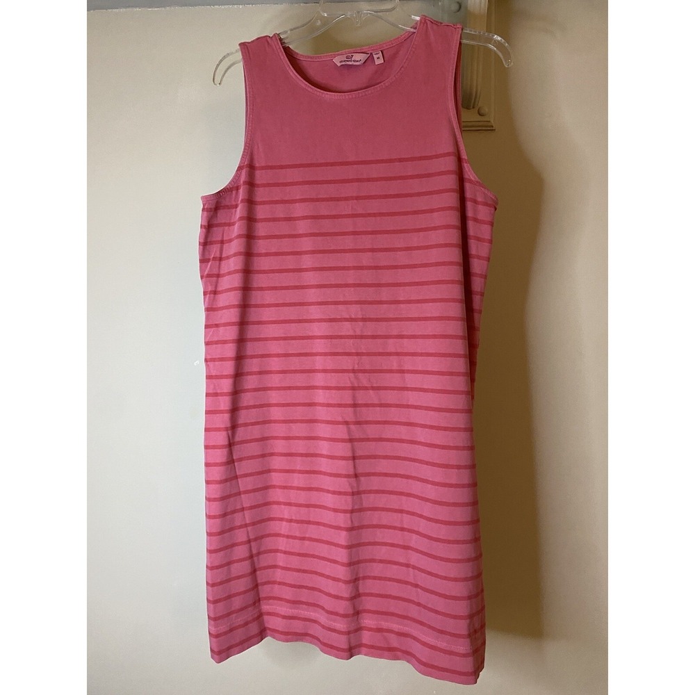 VINEYARD VINES Pink Striped Tank‎ Mini Dress M Beach
